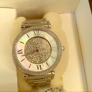 Women’s Silver MK Watch